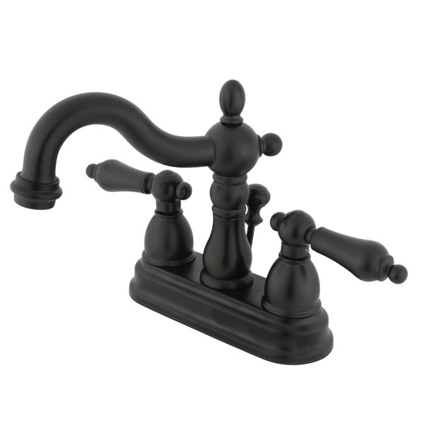 Kingston Brass Heritage Centerset Bathroom Faucet with Drain Assembly